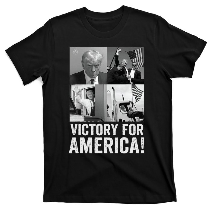 Trump Victory Trump Wins 2024 Election President Celebration T-Shirt