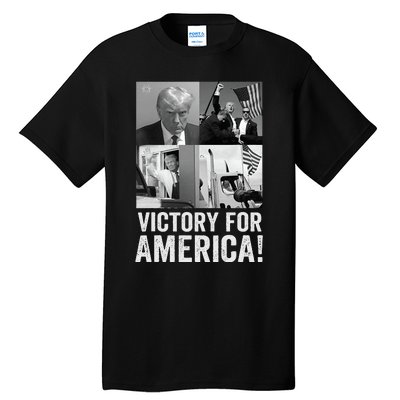 Trump Victory Trump Wins 2024 Election President Celebration Tall T-Shirt