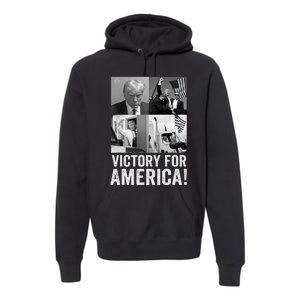 Trump Victory Trump Wins 2024 Election President Celebration Premium Hoodie