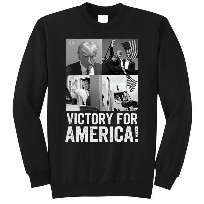 Trump Victory Trump Wins 2024 Election President Celebration Tall Sweatshirt