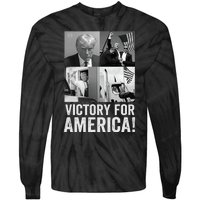 Trump Victory Trump Wins 2024 Election President Celebration Tie-Dye Long Sleeve Shirt