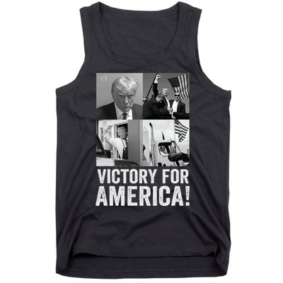 Trump Victory Trump Wins 2024 Election President Celebration Tank Top