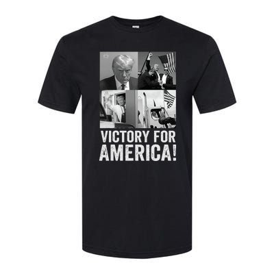 Trump Victory Trump Wins 2024 Election President Celebration Softstyle CVC T-Shirt