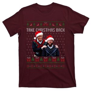 Trump Vance Take Christmas Back Funny Santa Trump Christmas T-Shirt