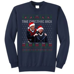 Trump Vance Take Christmas Back Funny Santa Trump Christmas Sweatshirt