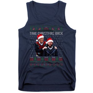 Trump Vance Take Christmas Back Funny Santa Trump Christmas Tank Top