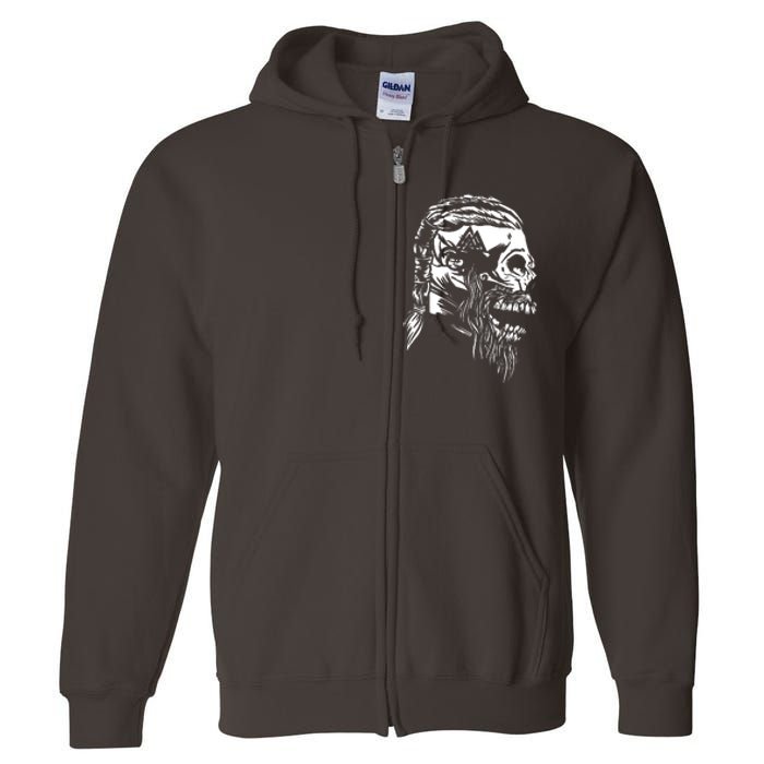 Tribal Viking Full Zip Hoodie