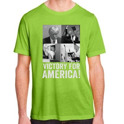 Trump Victory Trump Wins 2024 Election President Celebration Adult ChromaSoft Performance T-Shirt