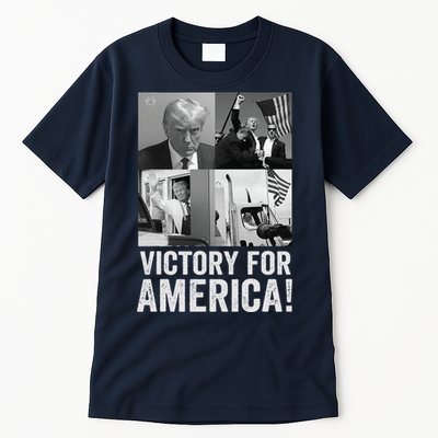 Trump Victory Trump Wins 2024 Election President Celebration Tall T-Shirt