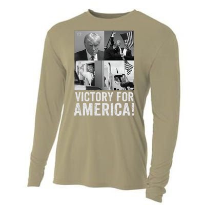 Trump Victory Trump Wins 2024 Election President Celebration Cooling Performance Long Sleeve Crew