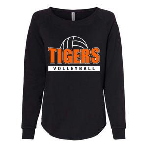 Tigers Volleyball Team Tiger Mascot Sport Gift Idea Womens California Wash Sweatshirt