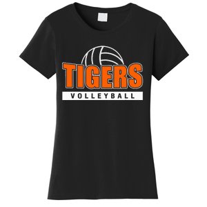 Tigers Volleyball Team Tiger Mascot Sport Gift Idea Women's T-Shirt