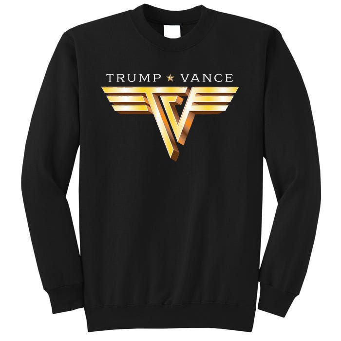 Trump Vance Tv Rocker Gold Vintage Trump Vance 2024 Sweatshirt