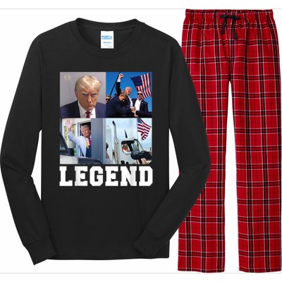 Trump Victory Trump Wins 2024 Election President Celebration Long Sleeve Pajama Set