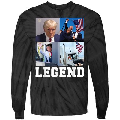 Trump Victory Trump Wins 2024 Election President Celebration Tie-Dye Long Sleeve Shirt