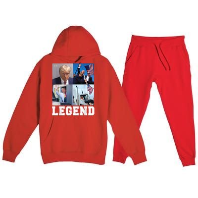 Trump Victory Trump Wins 2024 Election President Celebration Premium Hooded Sweatsuit Set