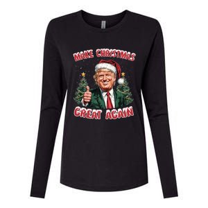 Trump Vance Take Christmas Back Funny Santa Trump Christmas Meaningful Gift Womens Cotton Relaxed Long Sleeve T-Shirt