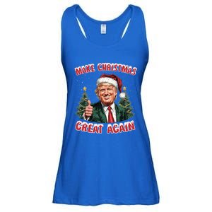 Trump Vance Take Christmas Back Funny Santa Trump Christmas Meaningful Gift Ladies Essential Flowy Tank