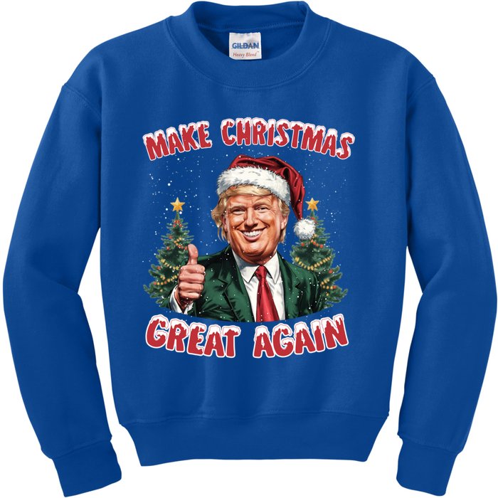 Trump Vance Take Christmas Back Funny Santa Trump Christmas Meaningful Gift Kids Sweatshirt