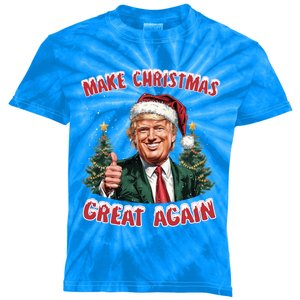 Trump Vance Take Christmas Back Funny Santa Trump Christmas Meaningful Gift Kids Tie-Dye T-Shirt