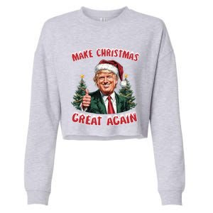 Trump Vance Take Christmas Back Funny Santa Trump Christmas Meaningful Gift Cropped Pullover Crew