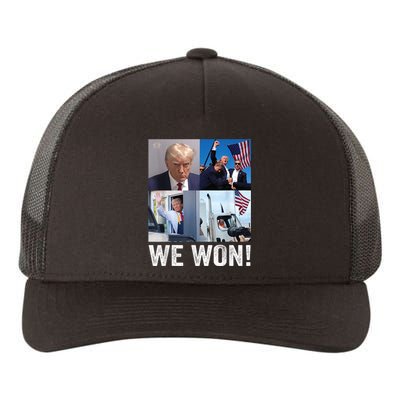 Trump Victory Trump Wins 2024 Election President Celebration Yupoong Adult 5-Panel Trucker Hat