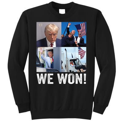 Trump Victory Trump Wins 2024 Election President Celebration Sweatshirt