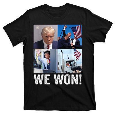 Trump Victory Trump Wins 2024 Election President Celebration T-Shirt