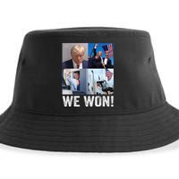 Trump Victory Trump Wins 2024 Election President Celebration Sustainable Bucket Hat