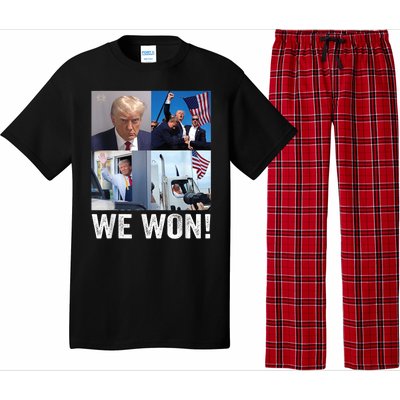 Trump Victory Trump Wins 2024 Election President Celebration Pajama Set