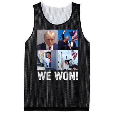 Trump Victory Trump Wins 2024 Election President Celebration Mesh Reversible Basketball Jersey Tank