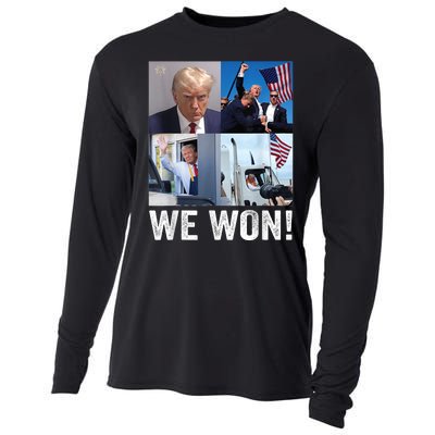 Trump Victory Trump Wins 2024 Election President Celebration Cooling Performance Long Sleeve Crew