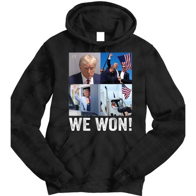 Trump Victory Trump Wins 2024 Election President Celebration Tie Dye Hoodie