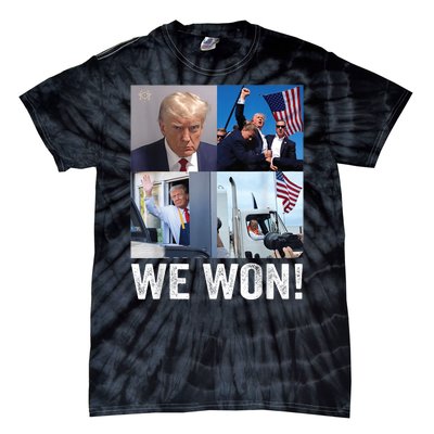 Trump Victory Trump Wins 2024 Election President Celebration Tie-Dye T-Shirt