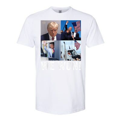 Trump Victory Trump Wins 2024 Election President Celebration Softstyle CVC T-Shirt