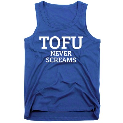 Tofu Vegan Vegetarian Veganism Meaningful Gift Tank Top