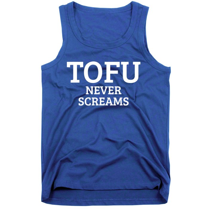 Tofu Vegan Vegetarian Veganism Meaningful Gift Tank Top