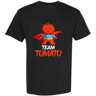 Tomatoes Vegetable Vegans Gardeners Team Superhero Garment-Dyed Heavyweight T-Shirt