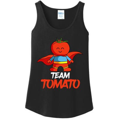 Tomatoes Vegetable Vegans Gardeners Team Superhero Ladies Essential Tank