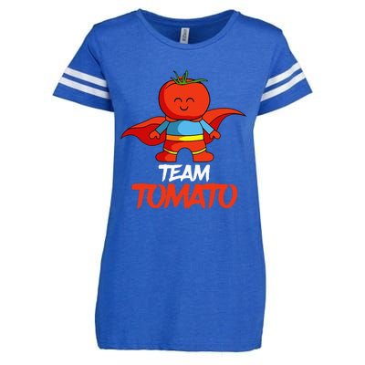 Tomatoes Vegetable Vegans Gardeners Team Superhero Enza Ladies Jersey Football T-Shirt