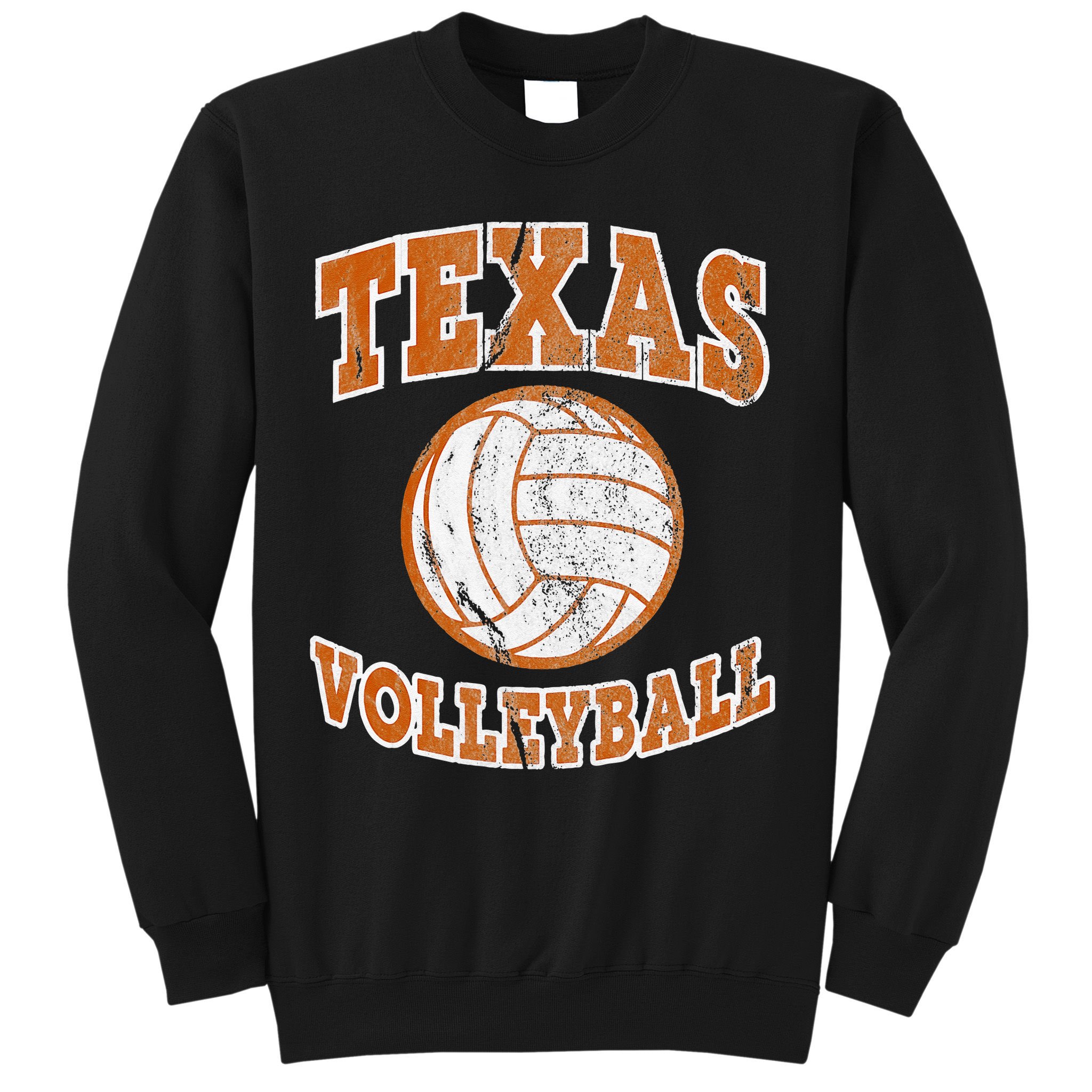 Texas Volleyball Vintage Distressed Sweatshirt