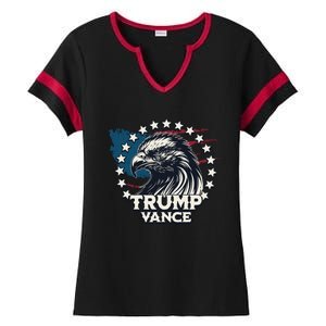 Trump Vance Victory Eagle Ladies Halftime Notch Neck Tee