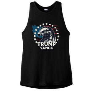 Trump Vance Victory Eagle Ladies PosiCharge Tri-Blend Wicking Tank