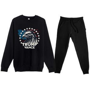 Trump Vance Victory Eagle Premium Crewneck Sweatsuit Set