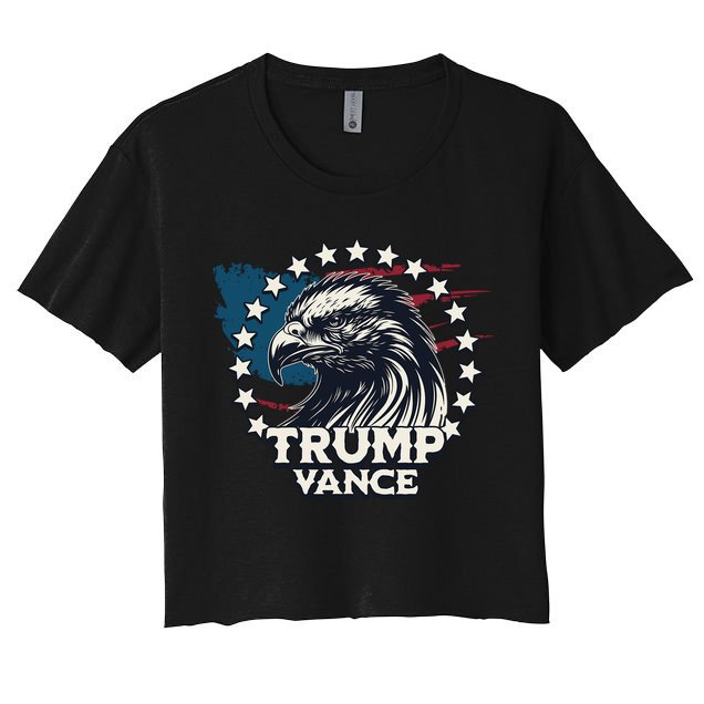 Trump Vance Victory Eagle Crop Top