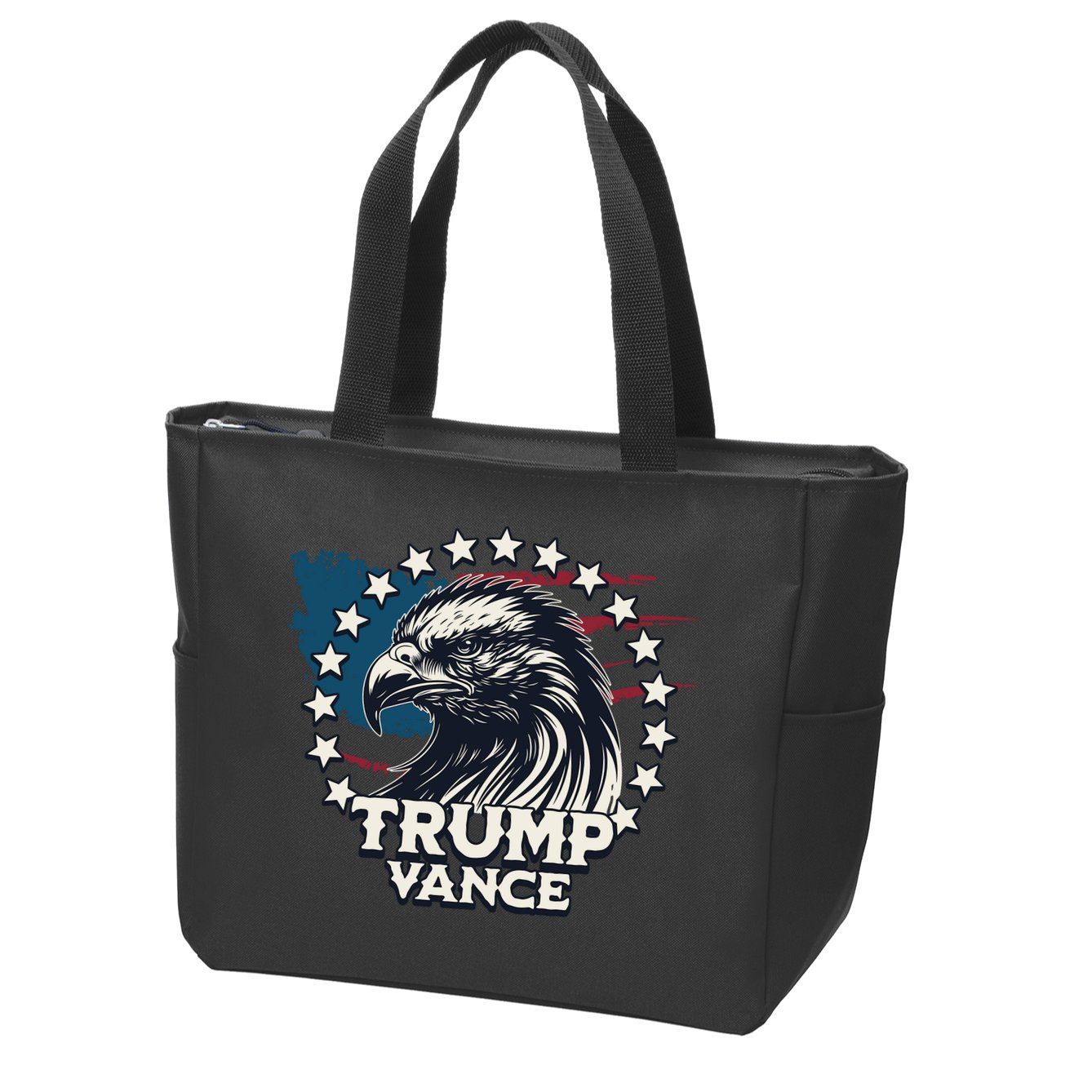 Trump Vance Victory Eagle Zip Tote Bag