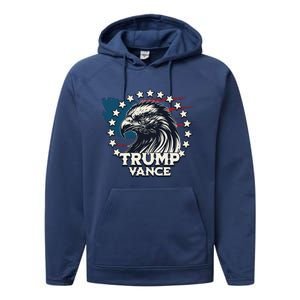 Trump Vance Victory Eagle Performance Fleece Hoodie