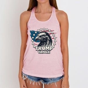 Trump Vance Victory Eagle Women's Knotted Racerback Tank