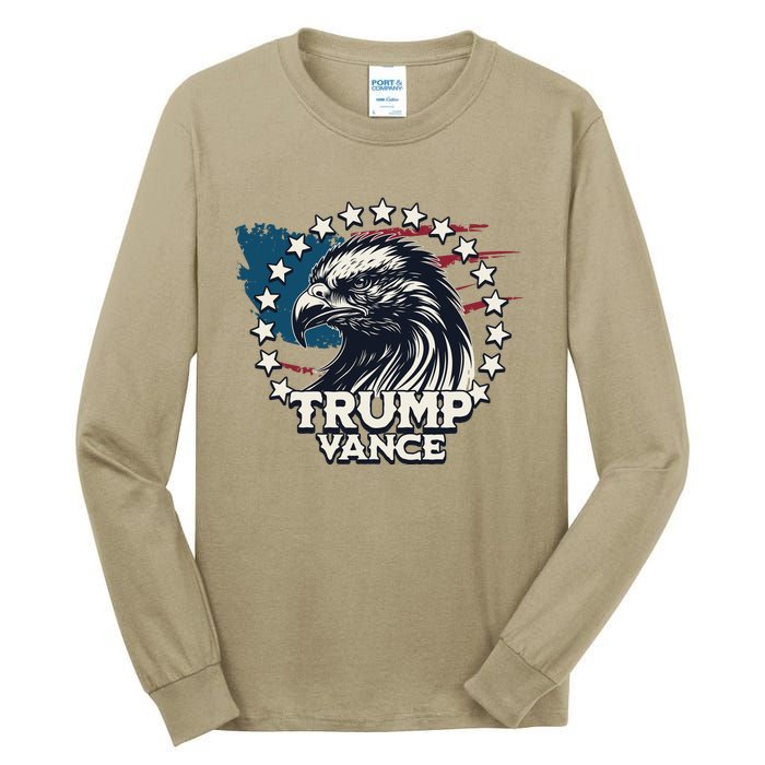 Trump Vance Victory Eagle Tall Long Sleeve T-Shirt