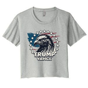 Trump Vance Victory Eagle Women's Crop Top Tee